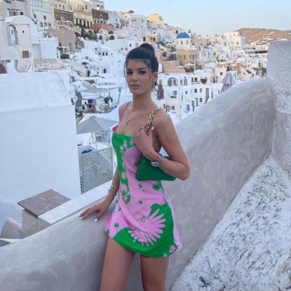 BLOGGER'S FAVE! Zara Pink Satin Effect Floral Print Mini Dress Sz XS NWT - Picture 8 of 8